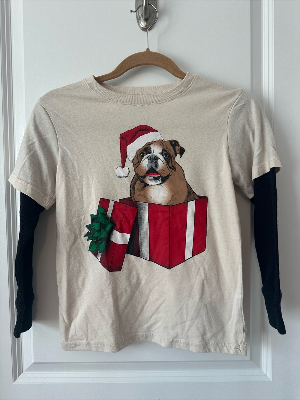 The Children's Place Christmas Bulldog in a box